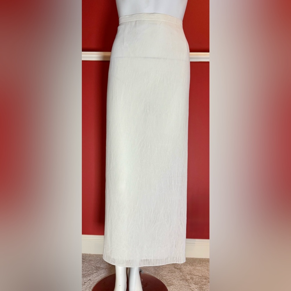 Labod vintage long white skirt size 44